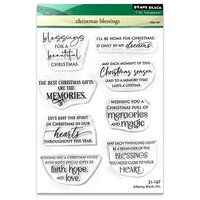 Penny Black - Clear Photopolymer Stamps - Christmas Blessings