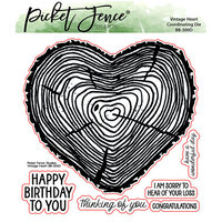 Picket Fence Studios - Dies - Vintage Heart