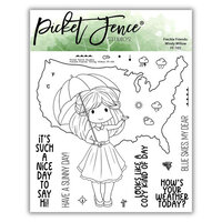 Picket Fence Studios - Clear Photopolymer Stamps - Freckle Friends - Windy Willow