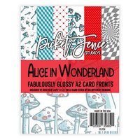 Picket Fence Studios - Fabulously Glossy A2 Card Fronts - Alice in Wonderland