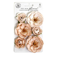 Prima - Bewitched Collection - Flower Embellishments - Pumpkin Dust