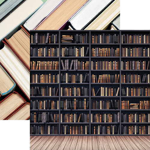 Reminisce - College Life Collection - 12 x 12 Double Sided Paper - Booking It