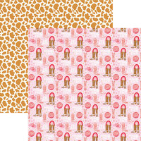 Reminisce - Cowgirl Party Collection - 12 x 12 Double Sided Paper - Cowgirl Party