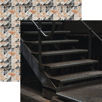 Reminisce - The Guys Collection - 12 x 12 Double Sided Paper - Steel