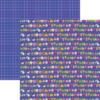 Reminisce - Oh Happy Day Collection - 12 x 12 Double Sided Paper - Don't Worry Be Happy