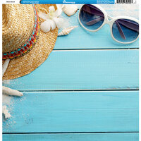 Reminisce - Hawaii Collection - 12 x 12 Single Sided Paper - Beach Bound
