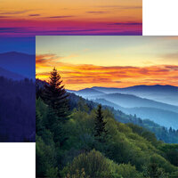 Reminisce - 12 x 12 Double Sided Paper - Great Smokey Mountains