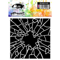 Visible Image - 6 x 6 Stencil - Breaking Glass