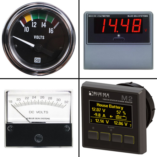 Ammeter & Voltage Gauges