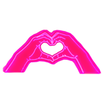 Heart Hands LED Neon