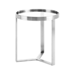 Modern Silver End Table