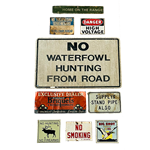 Set of Lodge and Hunting Signs