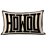 Howdy/Rodeo Double-Sided Pillow