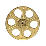 Gold Movie Reel - Metal