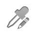 pencil, Dropper Gray icon