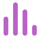 graph, Bars, rating, Diagram, curve MediumOrchid icon