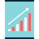 graph, Business, Stats, Bars, statistics, graphic, finances, Profits, Seo And Web SkyBlue icon