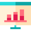 chart, Presentation, Business, Bars, statistics, graphic, finances, financial, Business And Finance PapayaWhip icon