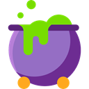 Cook, halloween, pot, Cauldron, food MediumPurple icon