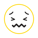 Feel, emoticon icon, cool, smile, Emotion Black icon