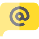 Email, Chat, marketing, speech bubble Khaki icon