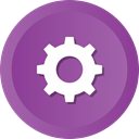 Gear, Cog, Options, Setting, cogwheel, repr DarkOrchid icon