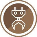 Building, equipment, machine, work, Construction, heavy, machinery Sienna icon