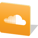 media, upload, Logo, share, social media, Social, Soundcloud Goldenrod icon