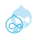 Drupal, media, Logo, Social Black icon