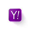 Logo, web, yahoo, Brand Black icon