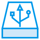 Disk, drive, Harddrive, Hd, Data, storage, backup DodgerBlue icon