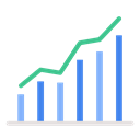 marketing, Sales, chart, graph, Business, report Black icon