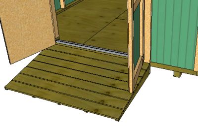 how to build a shed ramp, add shelves, and more for your