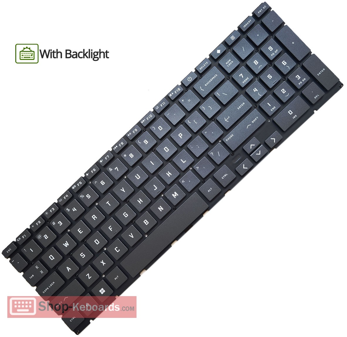 HP VICTUS 16-D0049UR  Keyboard replacement