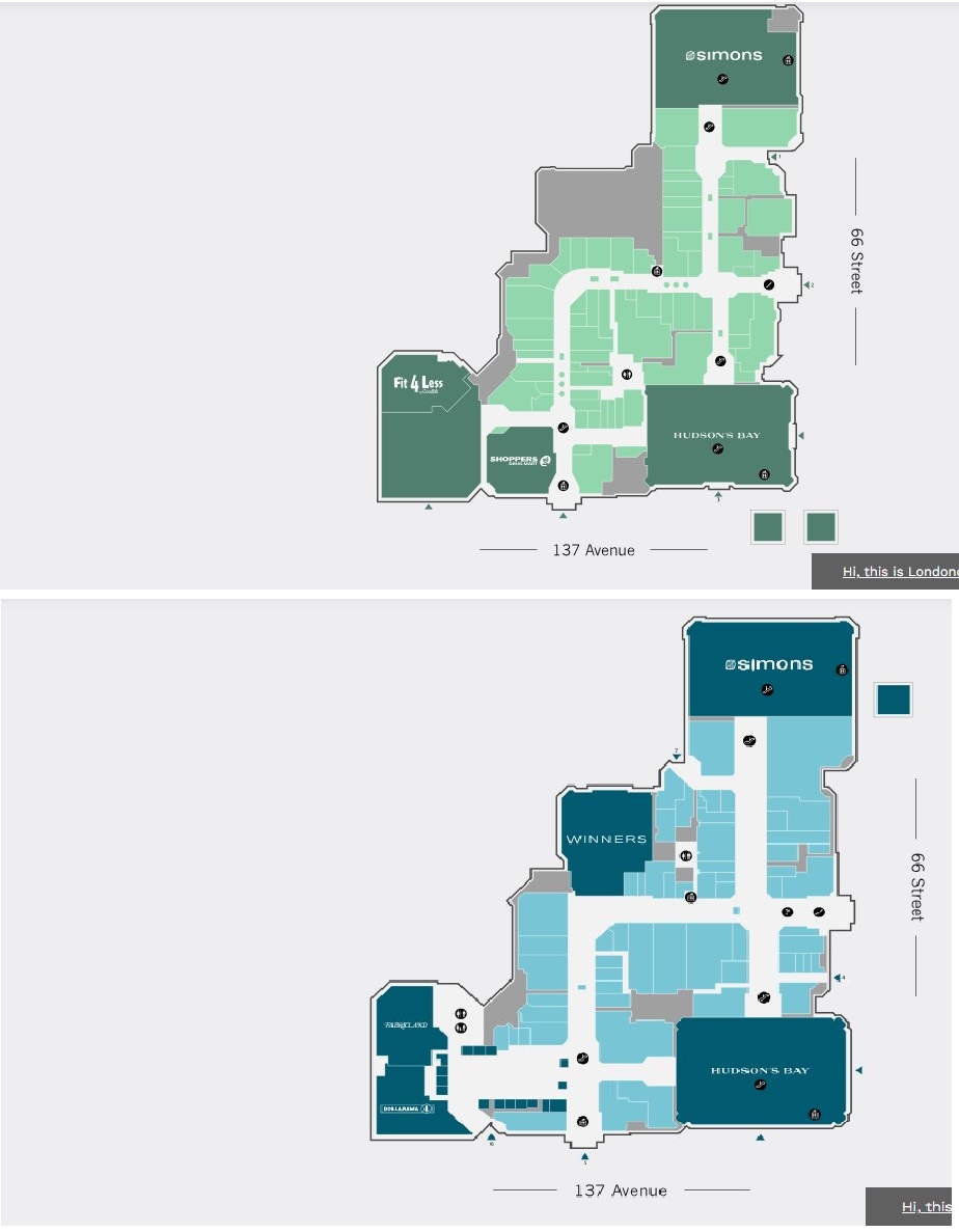 West Edmonton Mall Map