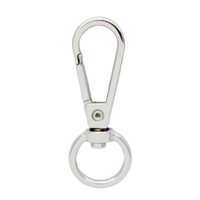 Lanyard Clip 50mm Snap Hook - Silver