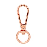 Lanyard Clip 50mm Snap Hook - Rose Gold 