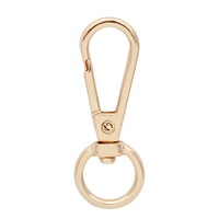 Lanyard Clip 50mm Snap Hook - Yellow Gold