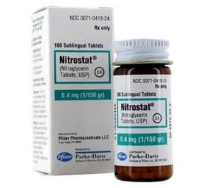 Nitrostat Tablets .4mg (4x25Bottle)