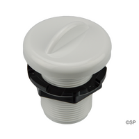 Hydroair 1" Top Draw Air Control - White