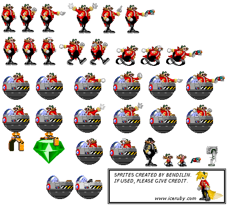 Eggman And Sonic Sprites I Created Sonicthehedgehog - vrogue.co