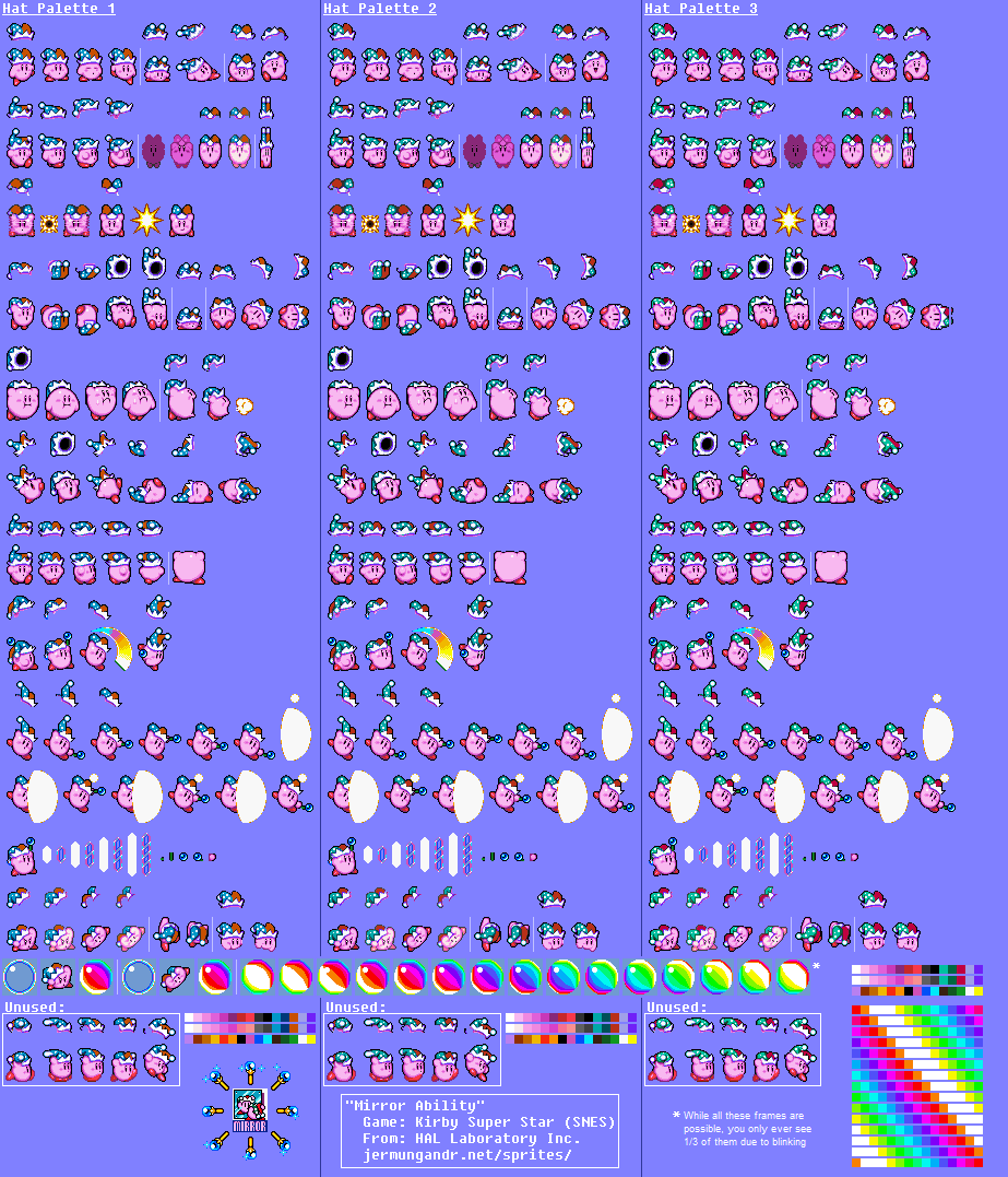 Kirby Sprite Sheet