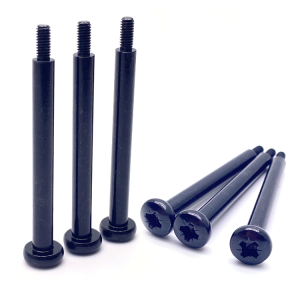 black round head pozi screws