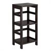 View a large image of the Winsome Wood Leo 2-Tier Shelf Espresso 92314 here.