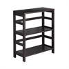 View a large image of the Winsome Wood Leo Extra-Wide 2-Tier Shelf Espresso 92326 here.