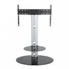 View a large image of the AVF Lugano Pedestal Stand with 32 to 65 inch TV Mount Silver FSL800LUS-A here.