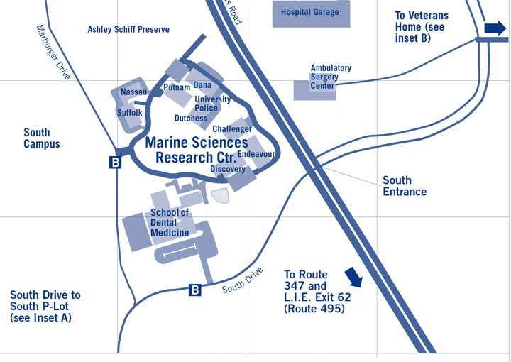 Michael Hall Ub South Campus Map - United States Map