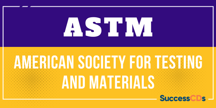 ASTM Full Form