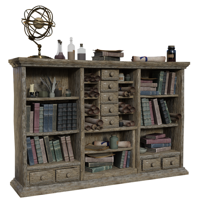 Bookshelf PNG Pic