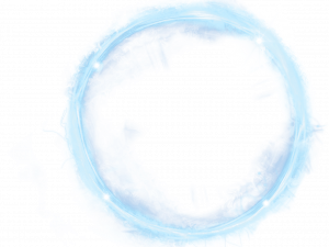 blue energy circle, glowing ring effect, vibrant light swirl, digital energy design, Glow PNG